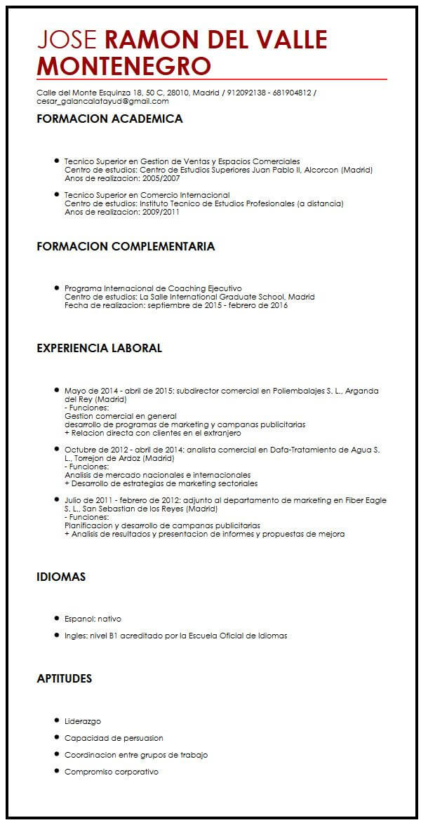 Carta De Presentacion Para Cv De Un Psicologo Modelo 